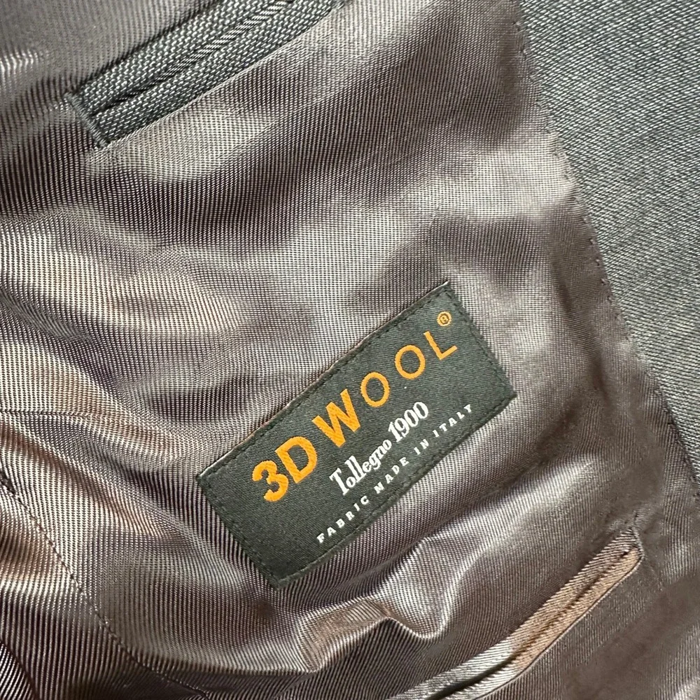 J Crew Ludlow Slim 2 Piece Suit 38S Charcoal Grey Tollegno 3D Wool 32x30 Pants - Picture 11 of 16